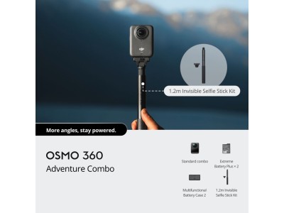 DJI   CAMERA OSMO 360 ADVENTURE/COMBO CP