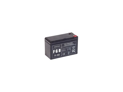 BATTERY 12V 7AH VRLA/FGB7-12 EMU FGB7-12