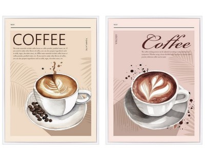 Kanva ar rāmi, Latte 2 dažādi