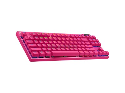 Logitech PRO X TKL, US, rozā