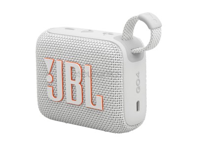 JBL GO 4, balta - Portatīvais