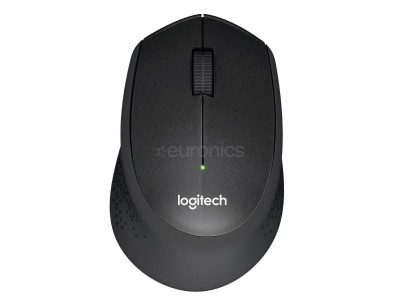 Logitech M330 Silent Plus, melna -