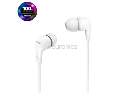 Philips TAE1105WT, 3.5 mm, balta