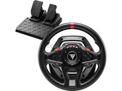 Thrustmaster T-128, PC, Xbox, melna -