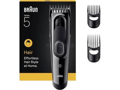 Braun Hair Clipper Series 5, melna