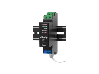 Shelly Pro 2PM electrical relay Black