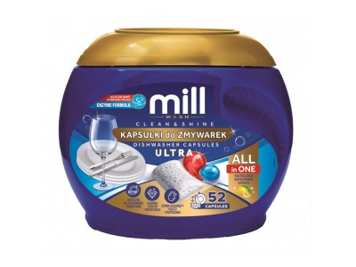 MILL CLEAN&SHINE Ultra 52 Dishwasher Capsules