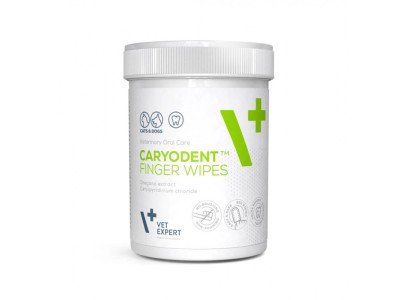 VETEXPERT Caryodent Finger Wipes - dog