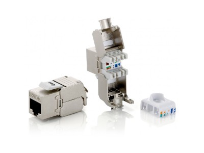 Equip Cat.6A Shielded Keystone Jack
