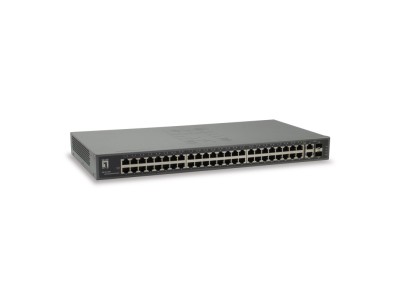 LevelOne 50-Port Fast Ethernet Switch, 2