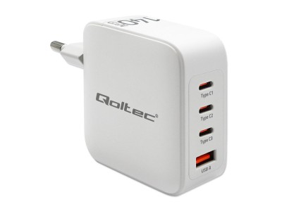 Qoltec 140W GaN Wall Charger |
