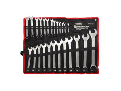 AWTOOLS KLUCZ PŁASKO-OCZKOWY KPL.25szt. /6mm-36mm