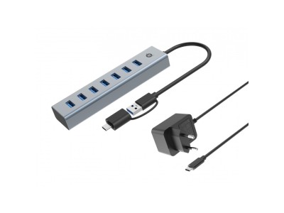 Conceptronic HUBBIES21GP 7-Port USB 3.0