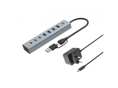 Conceptronic HUBBIES20GP 7-Port USB 3.0