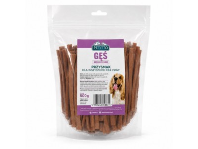 PETITTO Soft goose meat strips -