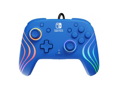 PDP Afterglow Wave Blue USB Gamepad