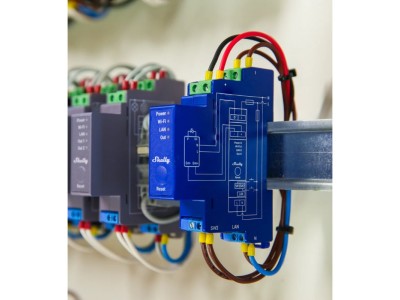 Shelly SHELLY_PRO_DIMMER_0/1-10V_PM dimmers Built-in Dimmer Blue