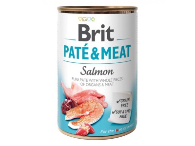 BRIT Paté & Meat with Salmon