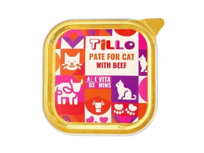 TILLO Pate Beef - wet cat