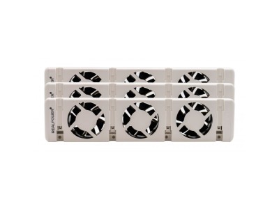 RealPower HL-3 Indoor White Fan electric