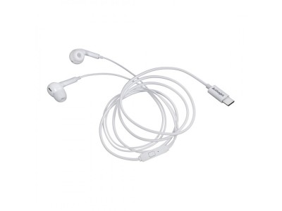 Activejet Wired Headphones Type C White
