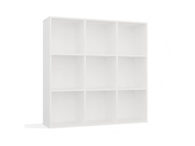 MALAX 3x3 H WHITE SHELVING UNIT