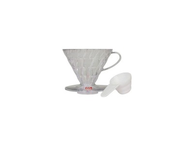 HARIO V60-02 Clear Plastic Drip