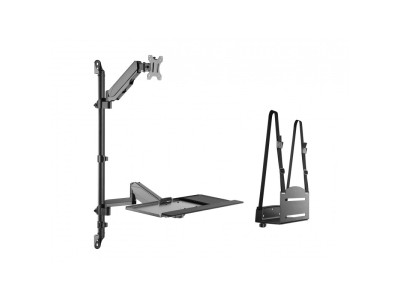 Equip 17"-32" Single Monitor Wall-Mounted