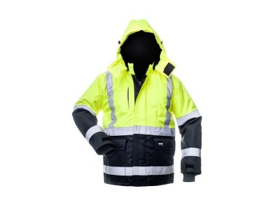 JACKET CANVAS HI-VIS WJ-8946 YEL/BLU XXL