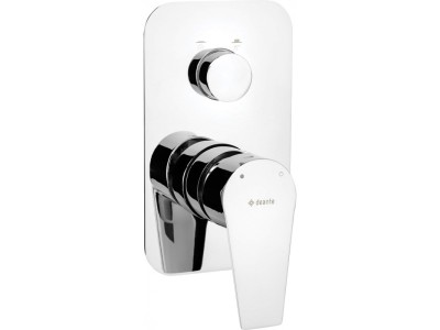 Concealed shower mixer - click switch