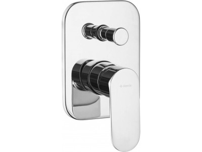 Concealed shower mixer with shower switch