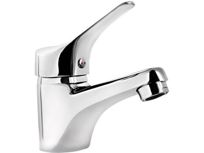 Basin mixer with automatic stopper