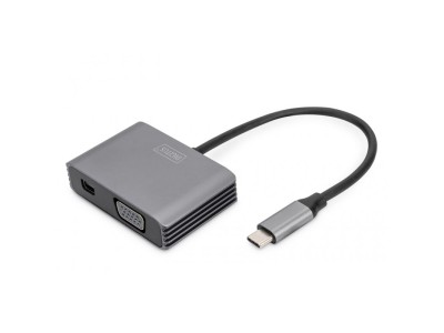 DIGITUS Adapter USB-C St. -> VGA
