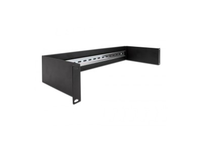 DeLOCK 19" DIN rail Panel 2U