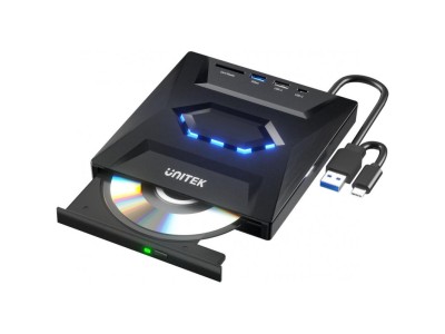 UNITEK EXTERNAL OPTICAL DRIVE 5IN1 WITH