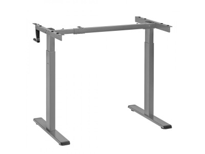 Maclean desk, manual height adjustment, without