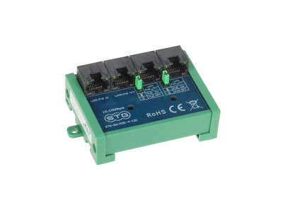 SWITCH POE / EXTENDER STG-SW-POE-4-120 3-PORTOWY