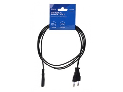 Savio CL-100 power cable Black 1