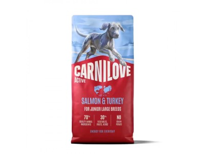 CARNILOVE Active Junior Salmon & Turkey