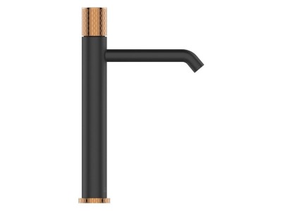 MIXER WASHBASIN HIGH STARLIGHT BLACKGOLD