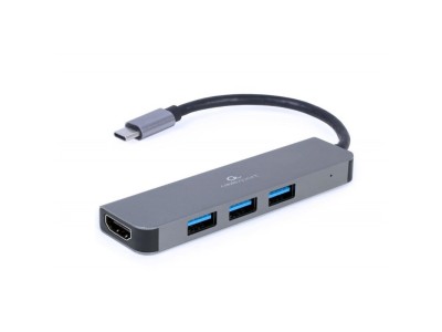 Gembird A-CM-COMBO2-01 USB Type-C 2-in-1 multi-port