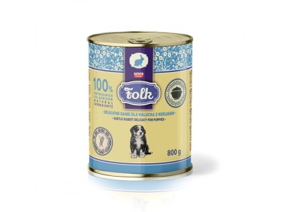 FOLK Delicate meal for puppies with