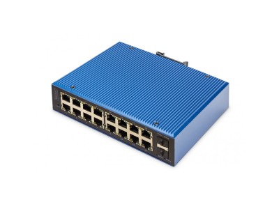 Digitus Industrial 16+2 -Port L2 managed