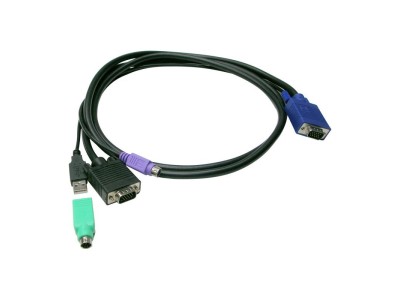 LevelOne 3.0m KVM Cable for