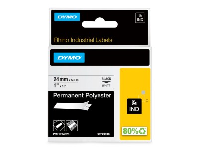 DYMO Rhino Industrial Permanent Polyester Labels