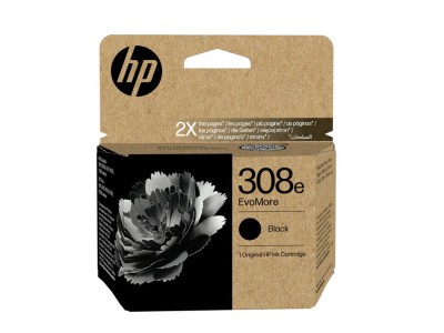 HP 308e EvoMore Black Original Ink