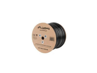 Lanberg LCF5-30CU-0305-BK networking cable Black 305