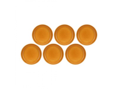 ROSE&TULIPANI 6 Soup Plates Set Orange