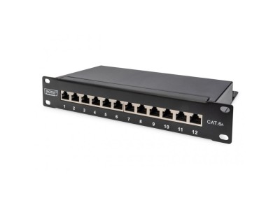 Digitus CAT 6A Patch Panel, shielded