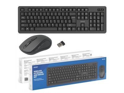 Savio KB-03 keyboard Mouse included Home/Office